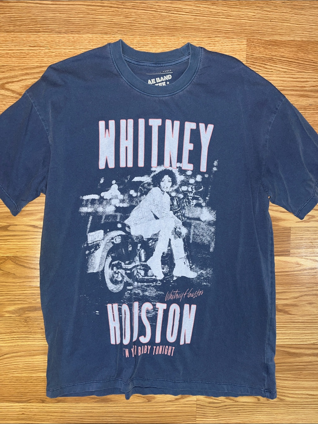 American Eagle Outfitters Women’s Oversized Whitney Houston Graphic Tee